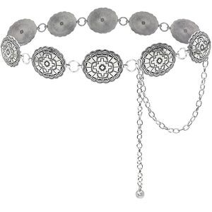 2859 Women Chain Belt Western Belts For Woman Boho Country Concho Belt Metal